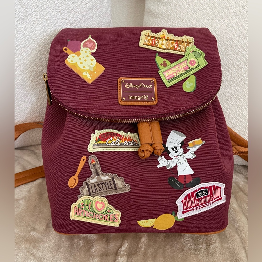 2024 Disney California Adventure Food and Wine Festival Loungefly Backpack